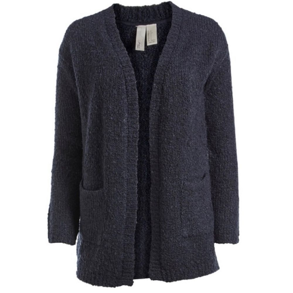 💛Forever 21 Bluish Black Knit Open Front Cardigan Sweater Small
